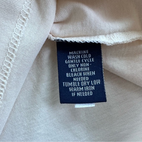 Chaps Denim Cream Ruffle Top. XL. NWOT. - Picture 8 of 8